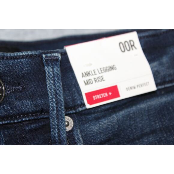 Express Denim‎ NWT Size 00Reg MidRise Ankle Leggings - Picture 5 of 7